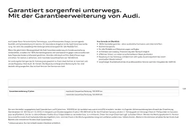 Audi Flugblatt | A6 e-tron Seite 124