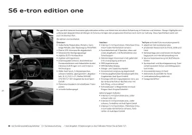 Audi Flugblatt | A6 e-tron Seite 21