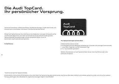 Audi Flugblatt | Q2 Seite 76