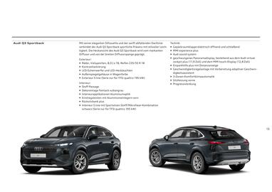 Audi Flugblatt | Q3 Seite 13