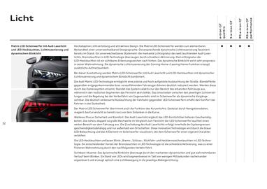 Audi Flugblatt | e-tron GT Seite 32