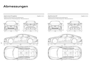 Audi Flugblatt | e-tron GT Seite 90