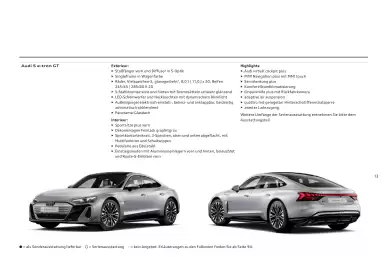Audi Flugblatt | e-tron GT Seite 13