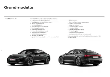 Audi Flugblatt | e-tron GT Seite 14