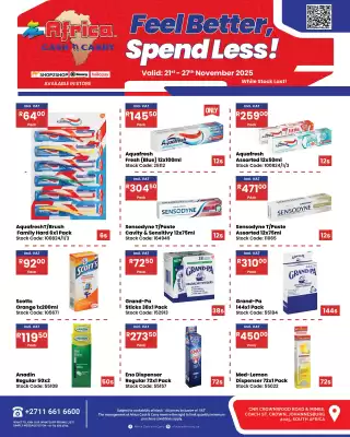 Africa Cash and Carry catalogue (valid until 27-11)