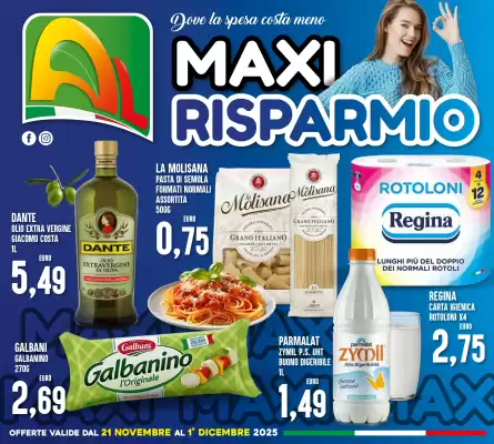 Volantino Al Discount (valido fino al 1-12)