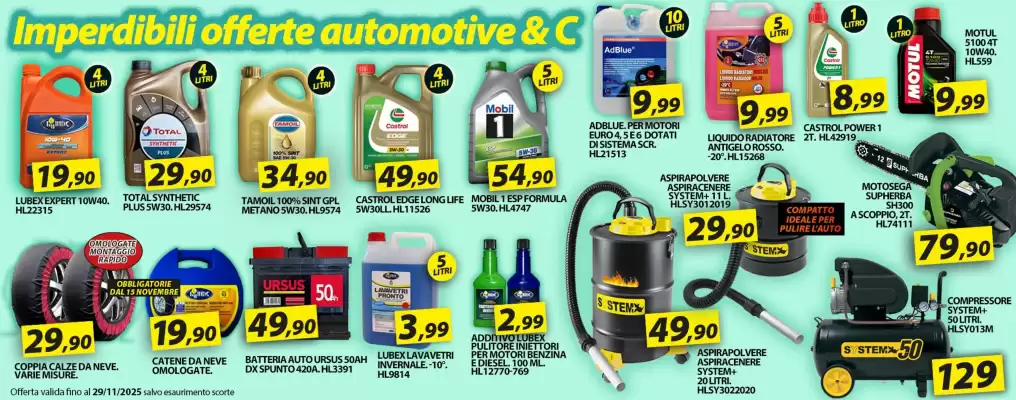 Volantino Hobby e Legno (valido fino al 29-11)