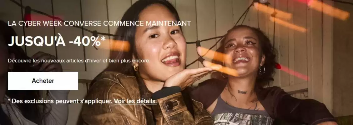 Catalogue Converse (valable jusqu'au 7-12)