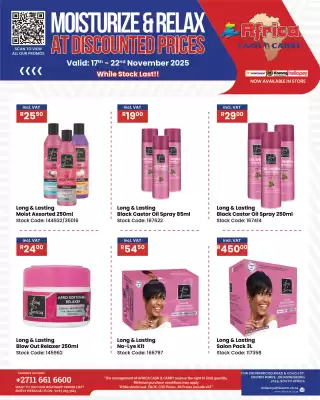 Africa Cash and Carry catalogue (valid until 22-11)