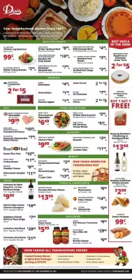 Doris Market weekly ad (valid until 25-11)
