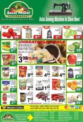 Sabzi Mandi Supermarket flyer (valid until 27-11)