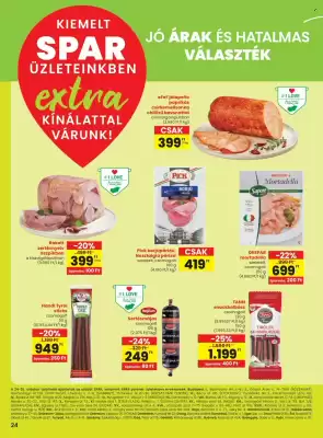 Spar akciós újság (érvényes eddig: 3-12)