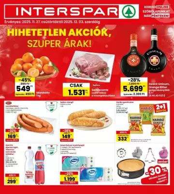 Interspar akciós újság