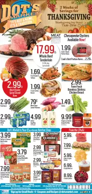 Dot's Market weekly ad (valid until 30-11)
