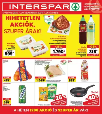 Interspar akciós újság (érvényes eddig: 26-11)