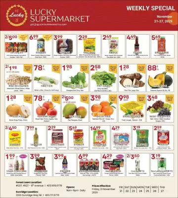 Lucky Supermarket flyer (valid until 28-11)