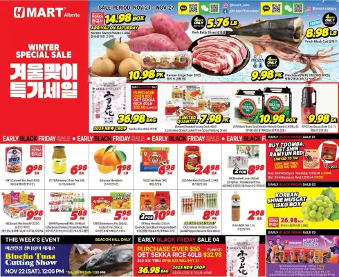 H-Mart flyer (valid until 28-11)