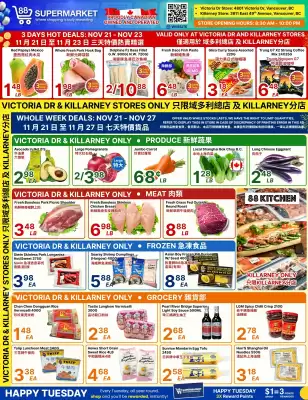 88 Supermarket flyer (valid until 27-11)