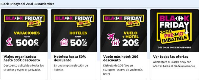 Folleto Carrefour Viajes Página 1