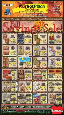 Market Place on Oakton weekly ad (valid until 25-11)