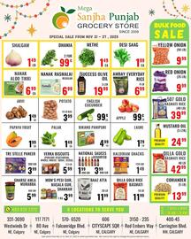 Mega Sanjha Punjab Grocery Store flyer Page 1