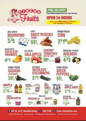 Circus Fruits circular (valid until 25-11)