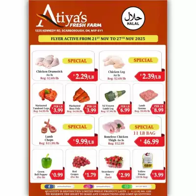 Atiya's Fresh Farm flyer (valid until 27-11)