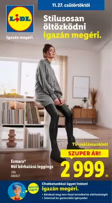 Lidl akciós újság (érvényes eddig: 3-12)