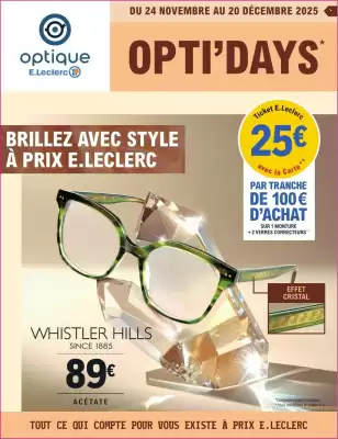Catalogue E.Leclerc Optique (valable jusqu'au 20-12)