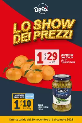 Volantino Deco Supermercati (valido fino al 1-12)