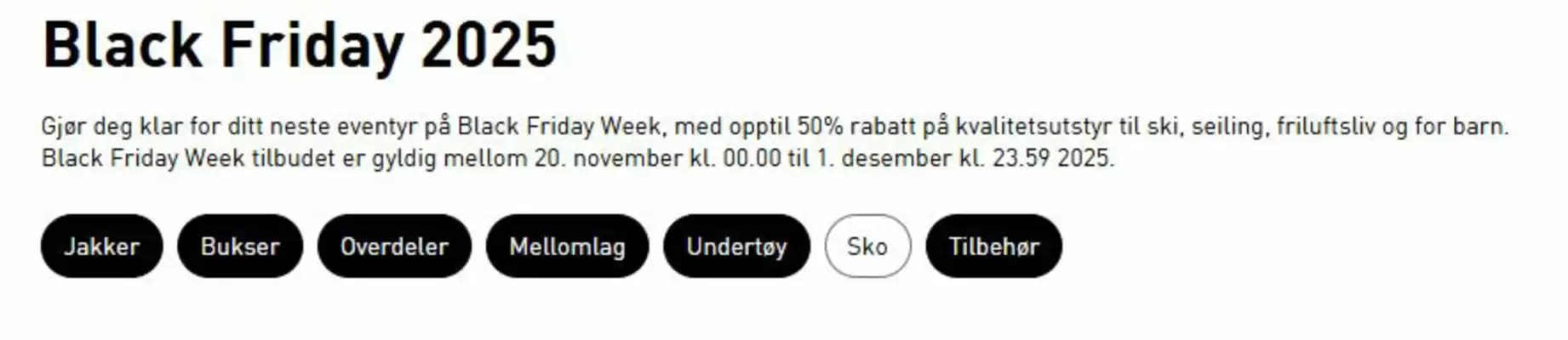 Helly Hansen kundeavis (gyldig til 1-12)