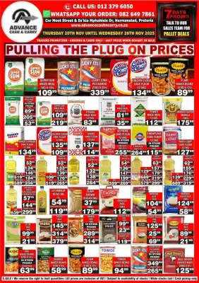 Advance Cash n Carry catalogue (valid until 26-11)