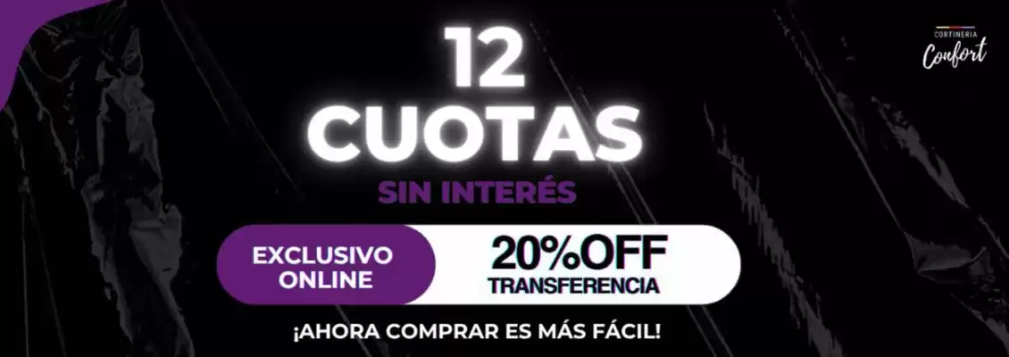 Catálogo Cortinería Confort (válido hasta 30-11)