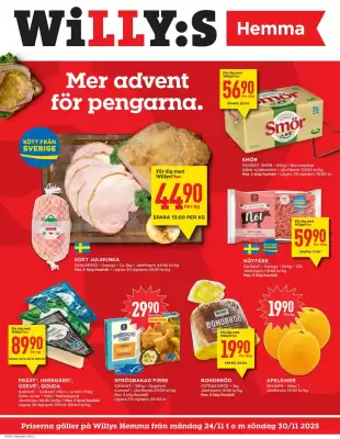 Willys Hemma reklamblad (giltig till och med 30-11)