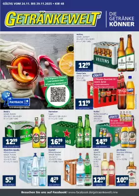 Getränkewelt Prospekt (gültig bis 29-11)