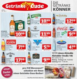 Getränke Oase Prospekt woche 48 Seite 1