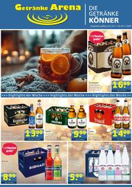 Getränke Arena Prospekt woche 48 Seite 1