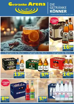 Getränke Arena Prospekt (gültig bis 29-11)
