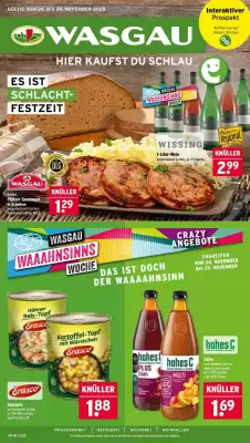 Wasgau Prospekt (gültig bis 29-11)