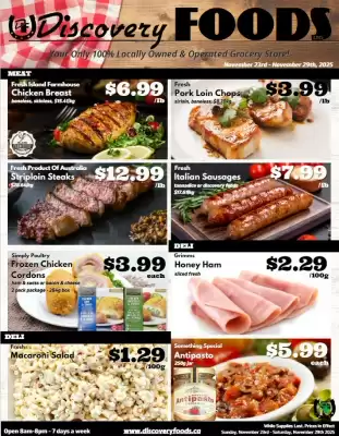 Discovery Foods flyer (valid until 6-12)