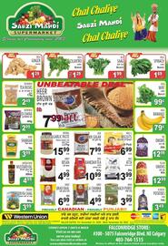 Sabzi Mandi Supermarket flyer Page 1
