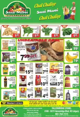 Sabzi Mandi Supermarket flyer (valid until 6-12)