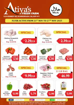 Atiya's Fresh Farm flyer (valid until 6-12)