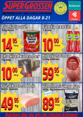 Supergrossen reklamblad