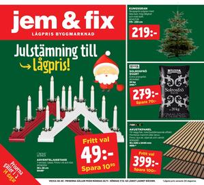 Jem&Fix reklamblad Sida 1