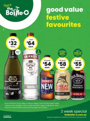 The Bottle O catalogue (valid until 7-12)