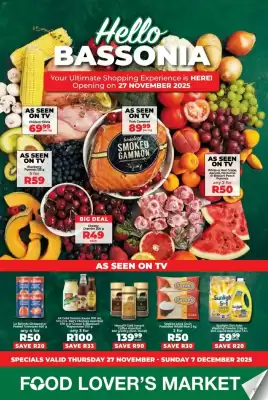 Food Lover's Market catalogue (valid until 7-12)