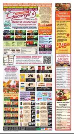 George's Market weekly ad week 47 Page 1