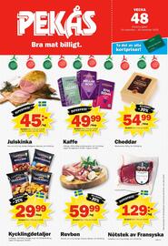 Pekås reklamblad vecka 48 Sida 1