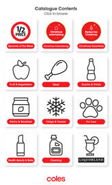 Coles catalogue week 48 Page 1